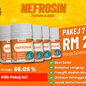 7 Botol Nefrosin Percuma 2 Botol Qudrat 40+