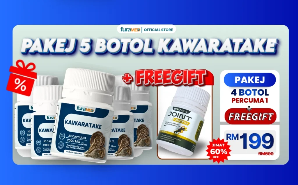 5 Botol Kawaratake + 1 Botol Joint Active [FREEGIFT]