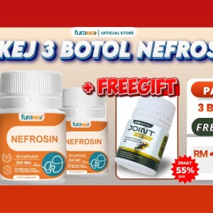 3 Botol Nefrosin + 1 Botol Joint Active [FREEGIFT]